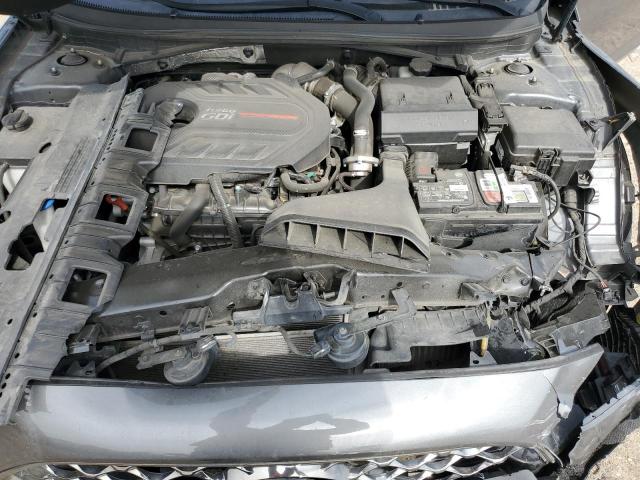 5NPE34ABXJH649166 - 2018 HYUNDAI SONATA SPORT GRAY photo 11