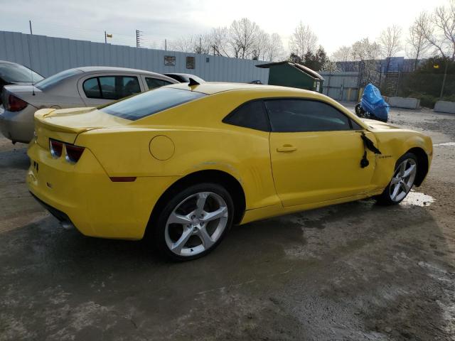 2G1FA1E33C9201233 - 2012 CHEVROLET CAMARO LS YELLOW photo 3