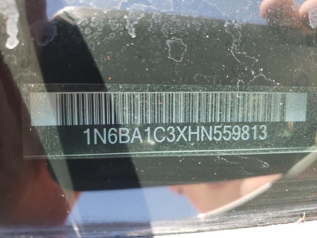 1N6BA1C3XHN559813 - 2017 NISSAN TITAN XD S WHITE photo 13