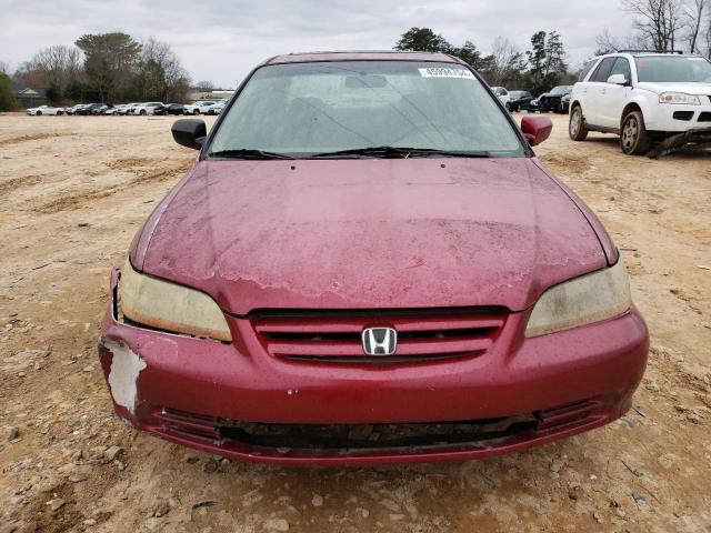 1HGCG16581A060283 - 2001 HONDA ACCORD EX MAROON photo 5