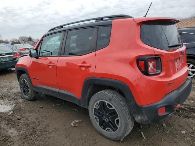 ZACCJBCT5GPE23012 - 2016 JEEP RENEGADE TRAILHAWK RED photo 2