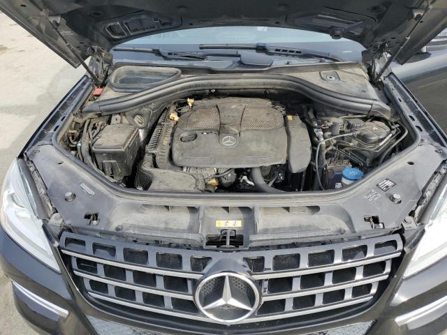 4JGDA5HBXCA031168 - 2012 MERCEDES-BENZ ML 350 4MATIC BLACK photo 11