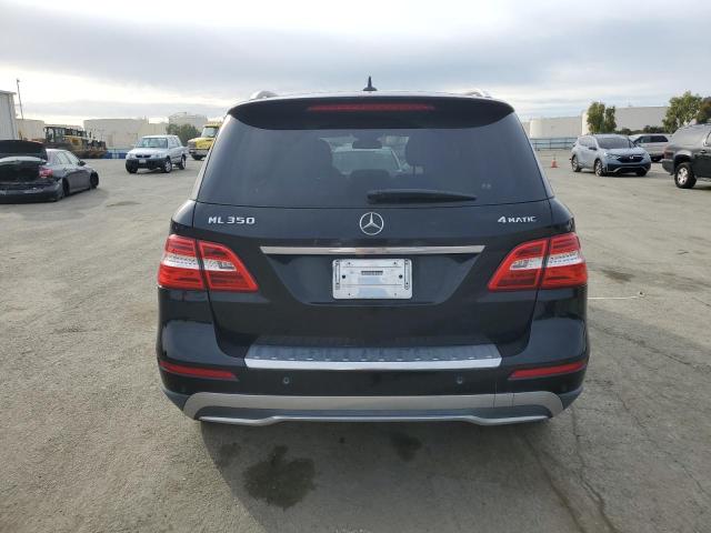 4JGDA5HBXCA031168 - 2012 MERCEDES-BENZ ML 350 4MATIC BLACK photo 6