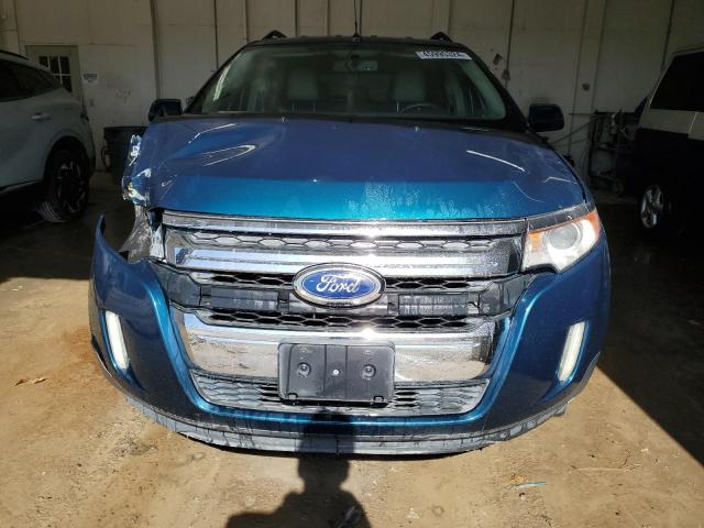 2FMDK3JC4BBA95617 - 2011 FORD EDGE SEL BLUE photo 5