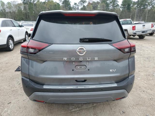 5N1AT3BA1MC671101 - 2021 NISSAN ROGUE SV GRAY photo 6