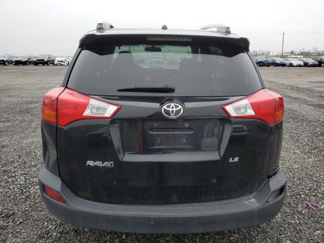 2T3ZFREV3DW033283 - 2013 TOYOTA RAV4 LE BLACK photo 6