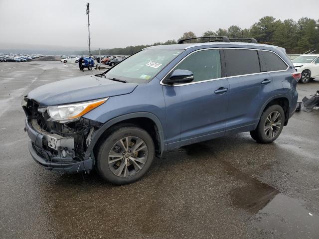 5TDJKRFH9GS248772 - 2016 TOYOTA HIGHLANDER XLE 蓝色 照片 1