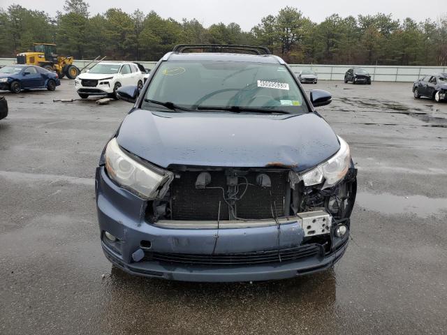 5TDJKRFH9GS248772 - 2016 TOYOTA HIGHLANDER XLE 蓝色 照片 5