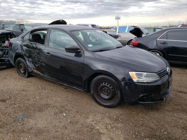 3VW2K7AJ8CM402883 - 2012 VOLKSWAGEN JETTA BASE 黑色 照片 4