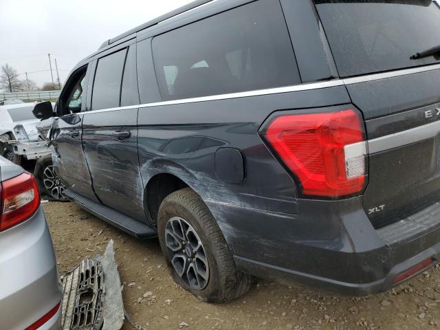 1FMJK1JT1NEA21197 - 2022 FORD EXPEDITION MAX XLT GRAY photo 2