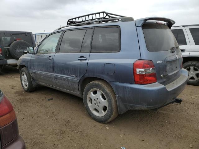 JTEDP21A370144924 - 2007 TOYOTA HIGHLANDER SPORT BLUE photo 2