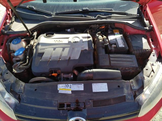 WVWDM7AJXCW336214 - 2012 VOLKSWAGEN GOLF Qırmızı foto 11