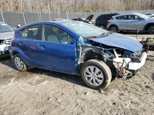 JTDKDTB34C1515958 - 2012 TOYOTA PRIUS C BLUE photo 4