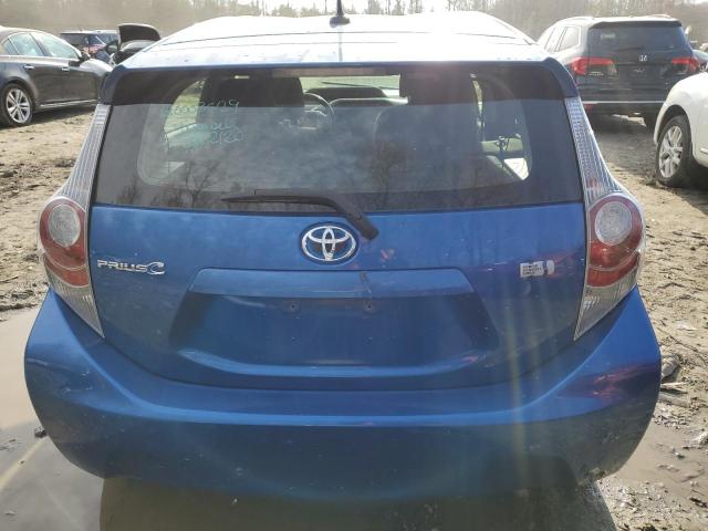 JTDKDTB34C1515958 - 2012 TOYOTA PRIUS C BLUE photo 6