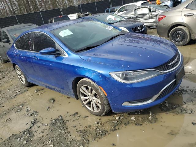 1C3CCCAB7GN129716 - 2016 CHRYSLER 200 LIMITED BLUE photo 4