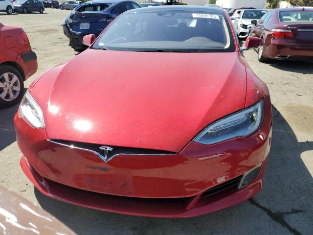 5YJSA1E25GF133984 - 2016 TESLA MODEL S Qırmızı foto 5