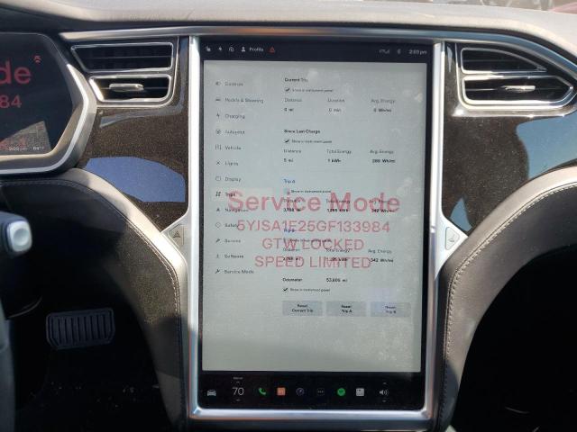 5YJSA1E25GF133984 - 2016 TESLA MODEL S Qırmızı foto 9