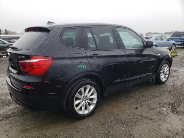 5UXWX9C51D0A28480 - 2013 BMW X3 XDRIVE28I BLACK photo 3