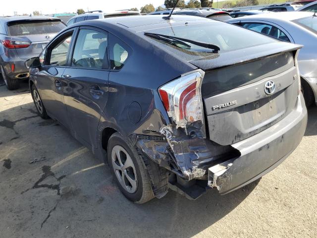 JTDKN3DU6D1621753 - 2013 TOYOTA PRIUS GRAY photo 2