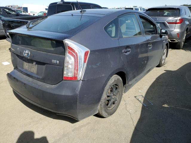 JTDKN3DU6D1621753 - 2013 TOYOTA PRIUS GRAY photo 3