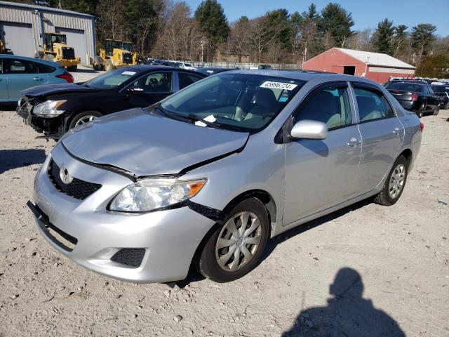 JTDBU4EE4AJ079788 - 2010 TOYOTA COROLLA BASE SILVER photo 1