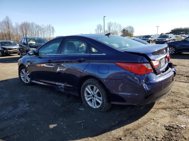 5NPEB4AC8EH840246 - 2014 HYUNDAI SONATA GLS BLUE photo 2