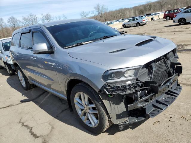 1C4SDJCT7MC661943 - 2021 DODGE DURANGO R/T SILVER photo 4