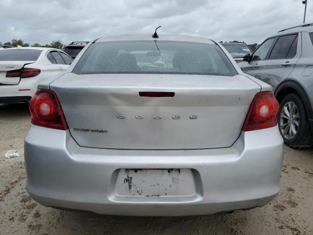 1C3CDZCB4CN156881 - 2012 DODGE AVENGER SXT SILVER photo 6