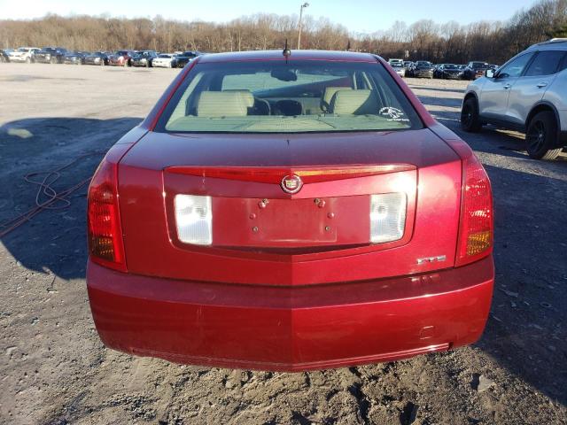 1G6DP577970178080 - 2007 CADILLAC CTS HI FEATURE V6 RED photo 6