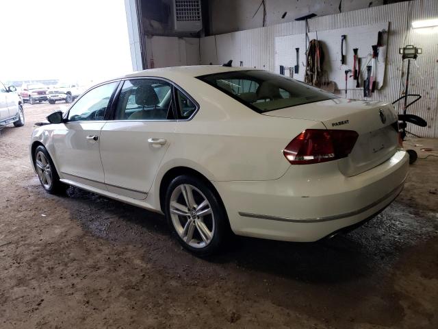 1VWCN7A39CC069611 - 2012 VOLKSWAGEN PASSAT SEL WHITE photo 2