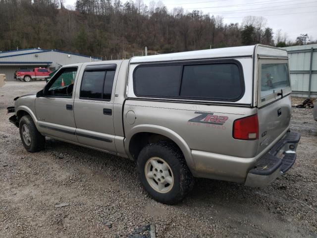 1GCDT13W41K154425 - 2001 CHEVROLET S TRUCK S10 BEIGE photo 2