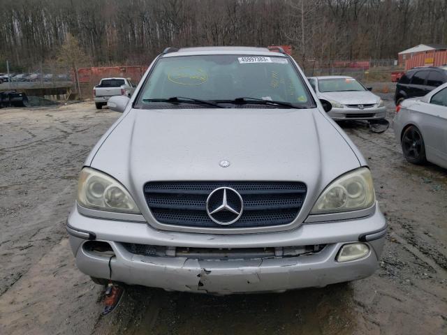 4JGAB54E42A319976 - 2002 MERCEDES-BENZ ML 320 GRAY photo 5