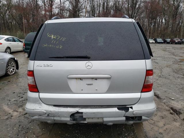 4JGAB54E42A319976 - 2002 MERCEDES-BENZ ML 320 GRAY photo 6