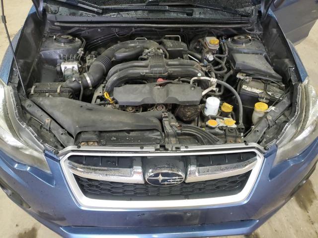 JF1GPAD60E8284033 - 2014 SUBARU IMPREZA PREMIUM BLUE photo 11