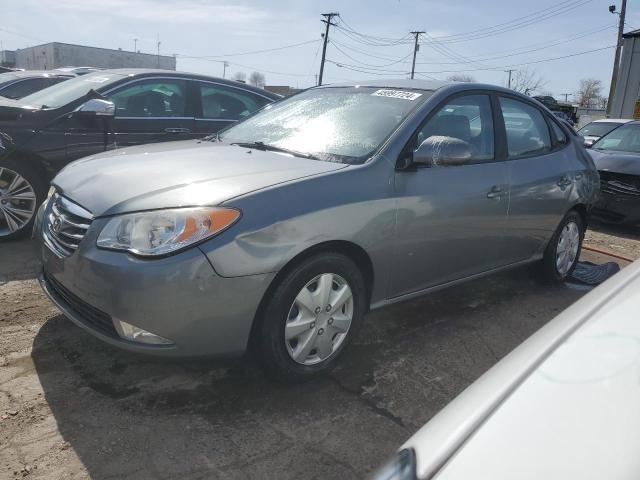 KMHDU4AD8AU097999 - 2010 HYUNDAI ELANTRA BLUE GRAY photo 1