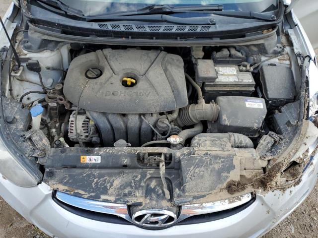 KMHDH4AEXCU328790 - 2012 HYUNDAI ELANTRA GLS SILVER photo 11