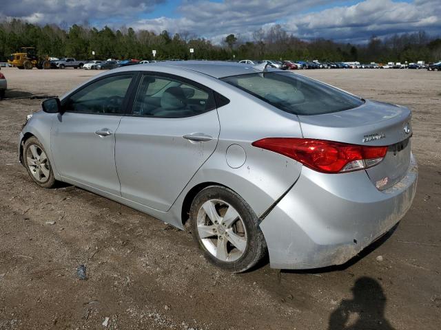 KMHDH4AEXCU328790 - 2012 HYUNDAI ELANTRA GLS SILVER photo 2