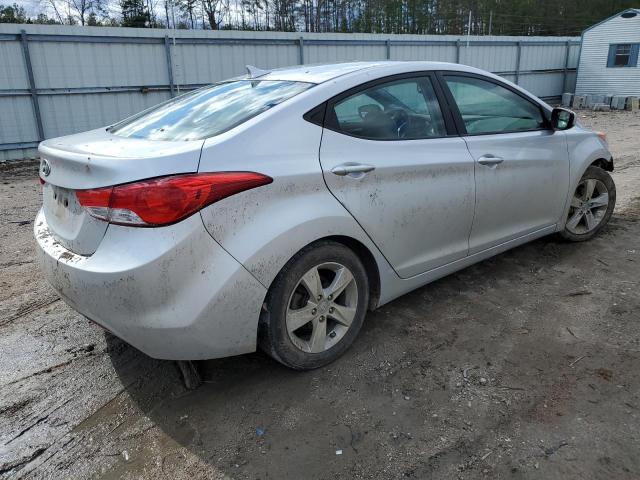 KMHDH4AEXCU328790 - 2012 HYUNDAI ELANTRA GLS SILVER photo 3