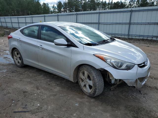 KMHDH4AEXCU328790 - 2012 HYUNDAI ELANTRA GLS SILVER photo 4