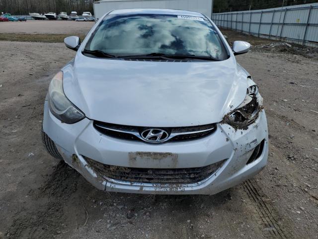 KMHDH4AEXCU328790 - 2012 HYUNDAI ELANTRA GLS SILVER photo 5