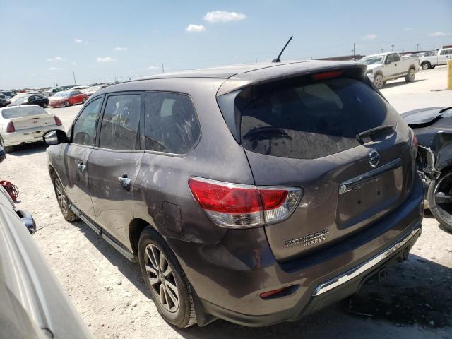 5N1AR2MNXEC645350 - 2014 NISSAN PATHFINDER S GRAY photo 2