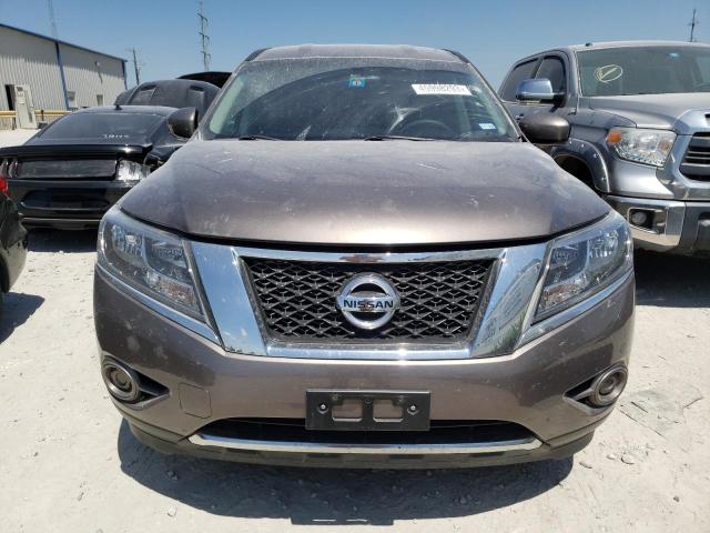 5N1AR2MNXEC645350 - 2014 NISSAN PATHFINDER S GRAY photo 5