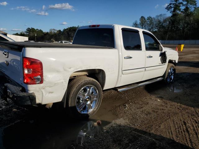 3GCPCSE04DG293865 - 2013 CHEVROLET SILVERADO C1500 LT WHITE photo 3