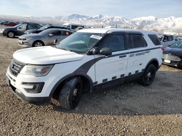 1FM5K8AR6GGA28152 - 2016 FORD EXPLORER POLICE INTERCEPTOR 白色 照片 1