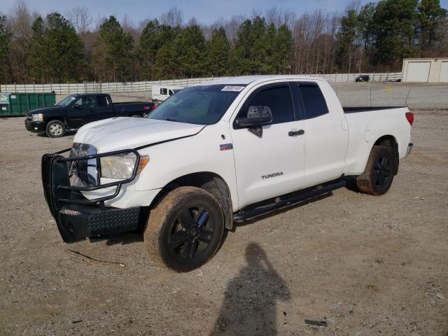 5TFUW5F19BX169991 - 2011 TOYOTA TUNDRA DOUBLE CAB SR5 WHITE photo 1