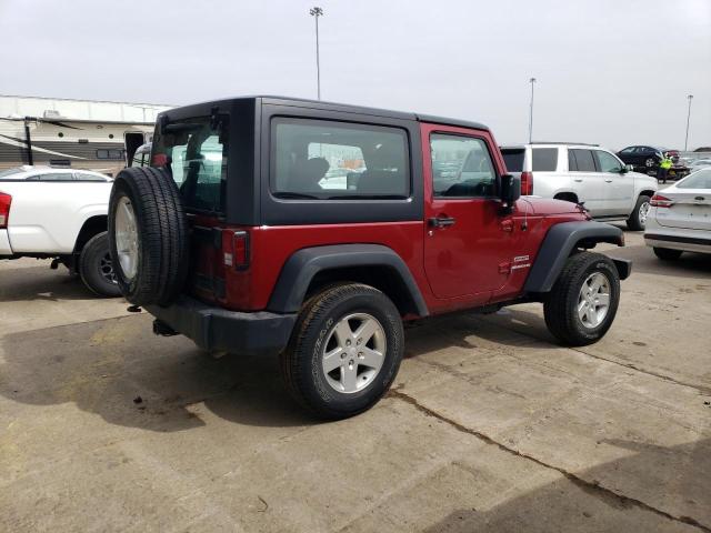 1C4AJWAG5DL557152 - 2013 JEEP WRANGLER SPORT BURGUNDY photo 3