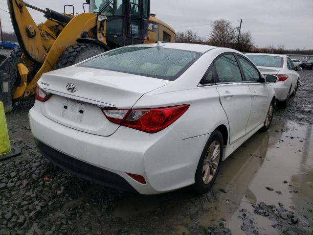 5NPEB4AC8EH871898 - 2014 HYUNDAI SONATA GLS WHITE photo 3