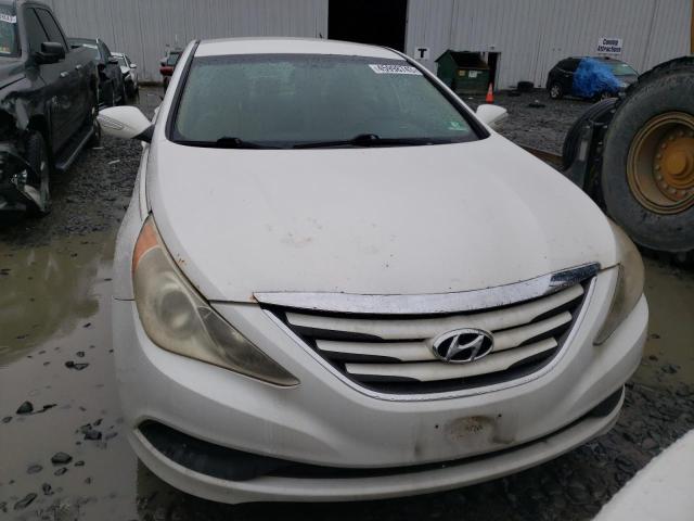 5NPEB4AC8EH871898 - 2014 HYUNDAI SONATA GLS WHITE photo 5