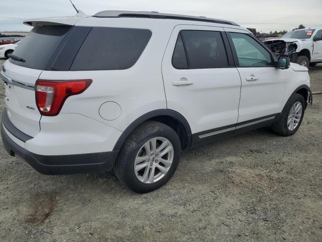 1FM5K8D86KGA93062 - 2019 FORD EXPLORER XLT أبيض صورة 3