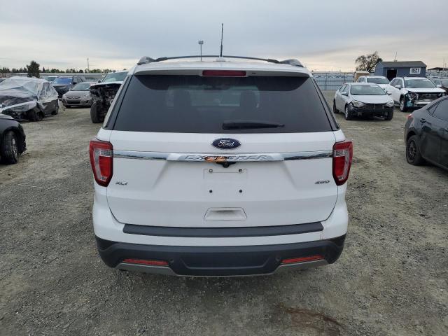 1FM5K8D86KGA93062 - 2019 FORD EXPLORER XLT أبيض صورة 6